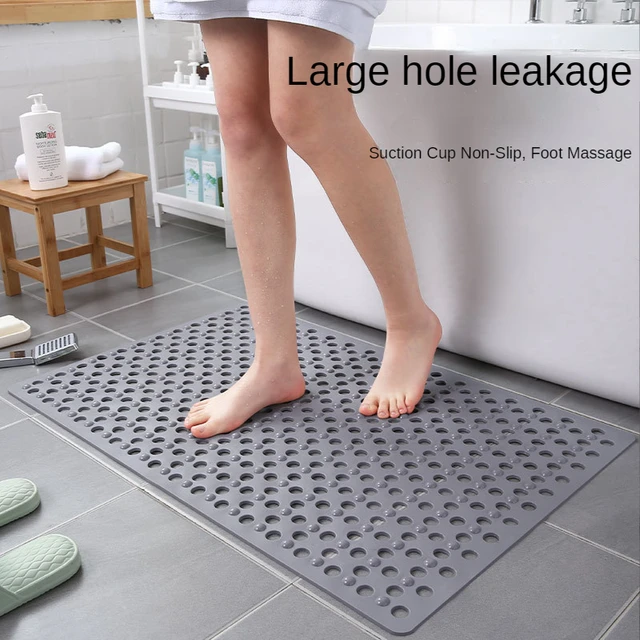 Long Bath Mat With Tpe Material For Bathroom, Non-slip With Suction Cups,  Water Resistant And Anti-fall, Suitable For Kids And Elderly