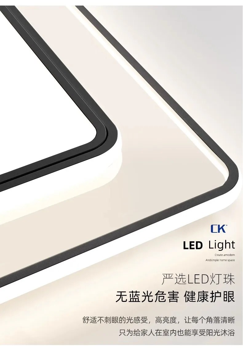 Description Picture 5 of itemLiving room light, main light, ultra-thin high-end feeling, Zhongshan lighting fixture, modern simple atmospheric, full spectrum