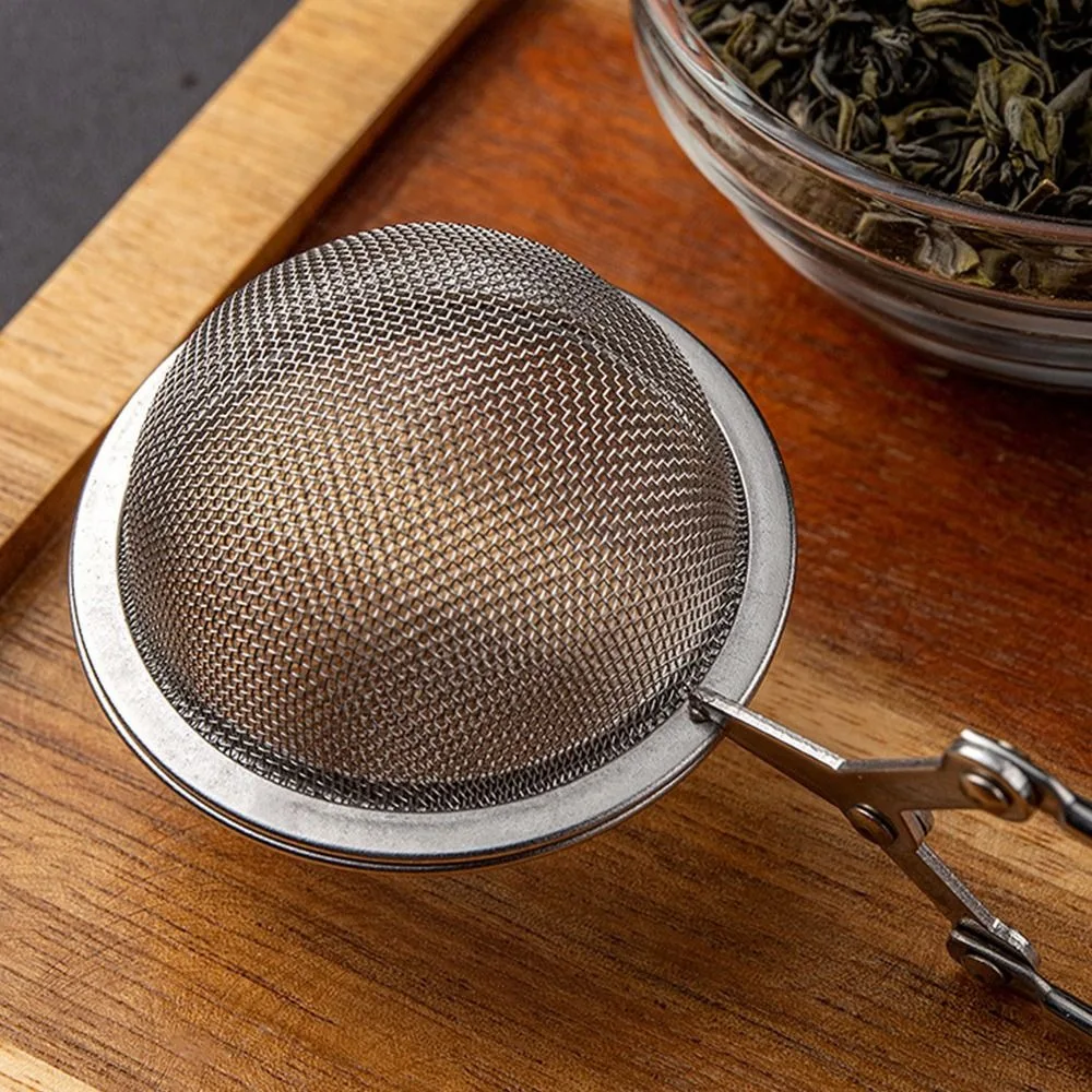 Description Picture 6 of itemStainless Steel Spoon Tea Ball Infuser Filter Squeeze Leaves Herb Mesh Strainer Tea Infuser In Mesh Tea Ball Filter with Handle