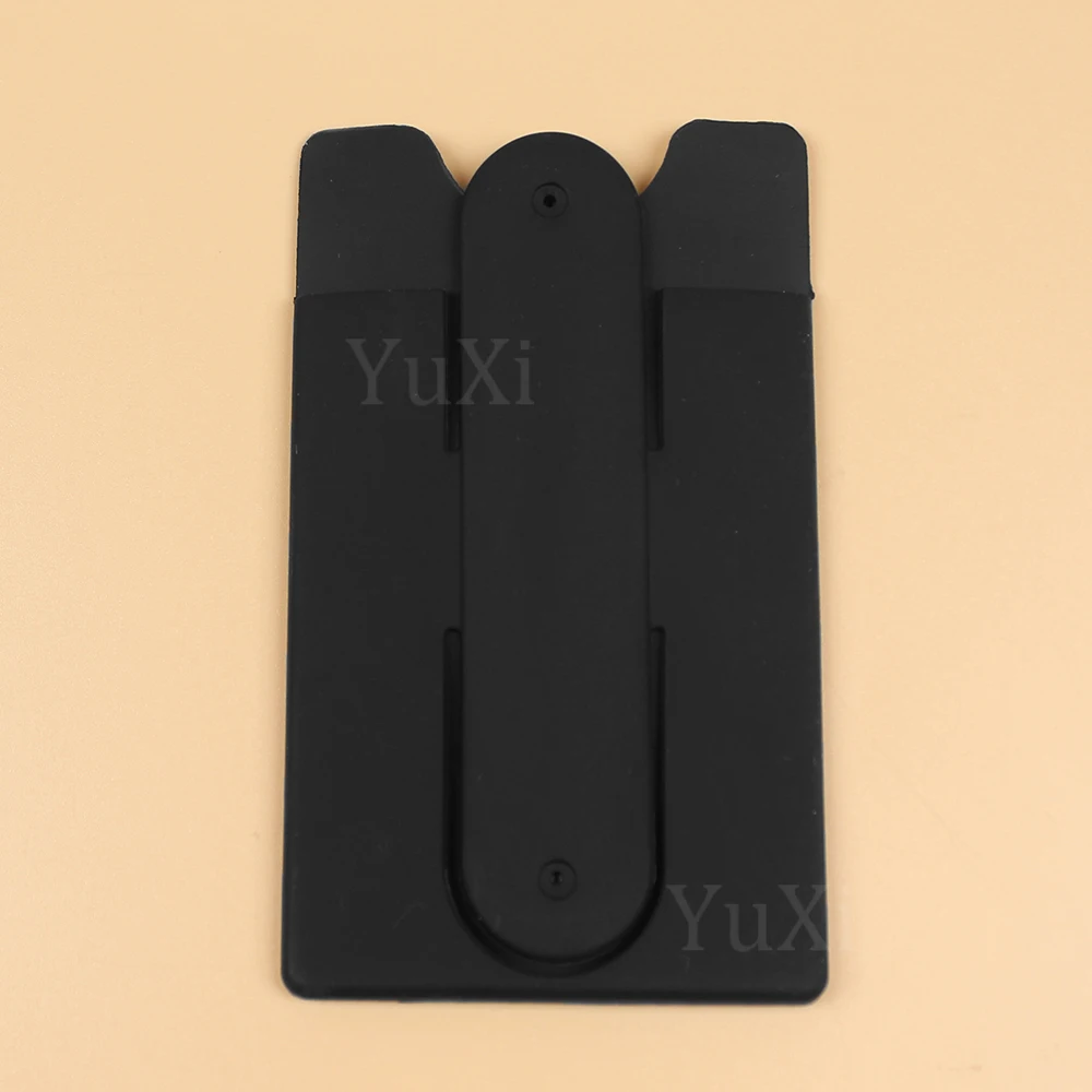 Colorful Silicone Adhesive Phone Wallet & Stand