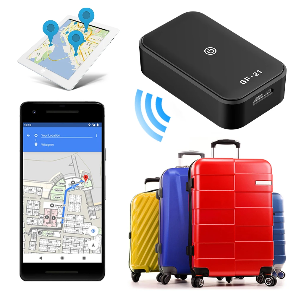 Mini GPS Tracker WiFi + LBS Position Vehicle Tracking Device APP Control Anti-Theft Real-Time Locator Anti-Lost Device