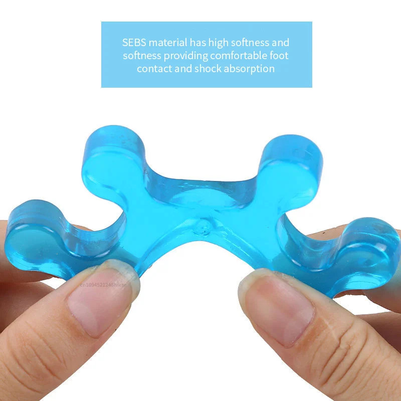 Soft Silicone Finger Toe Separator 6 Colors Flexible Finger Toe Spacers for Nail Polish Pedicure Tools 2pcs (1pair) toe separators