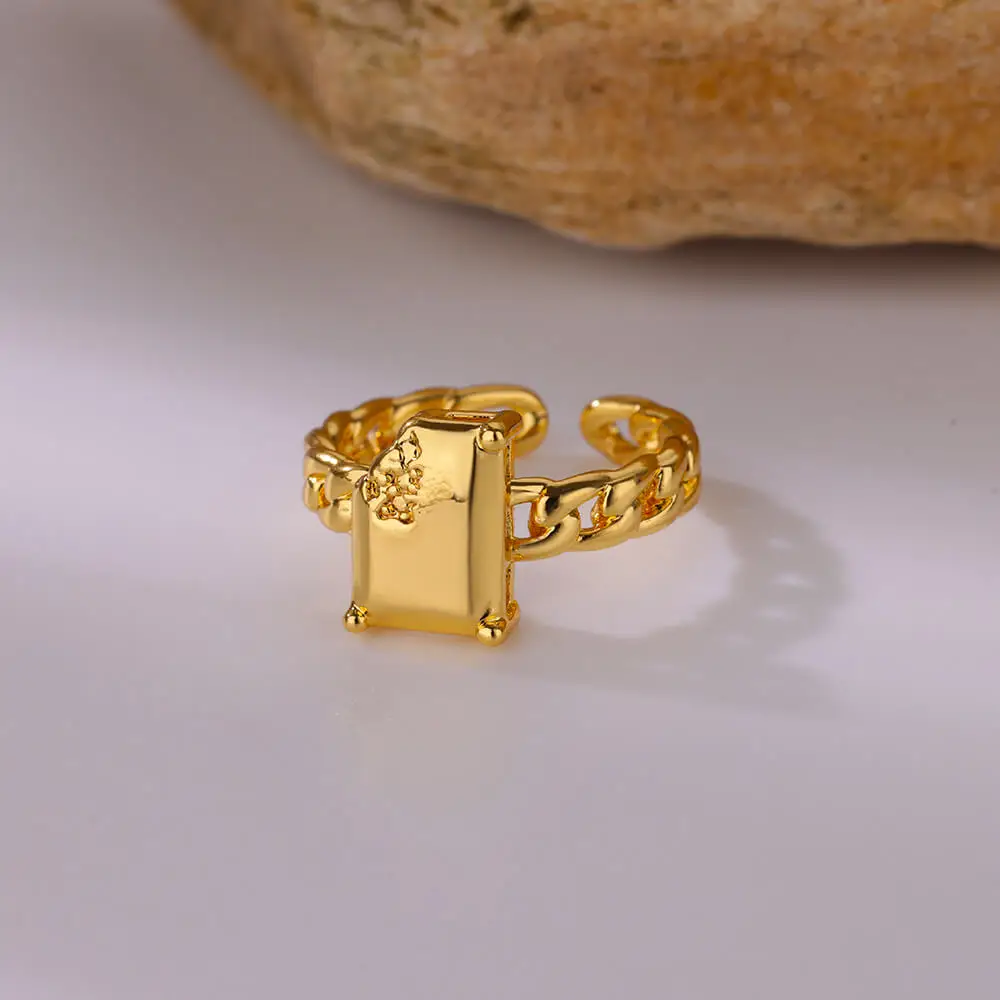 Irregular Geometric Square Jewelry For Women
