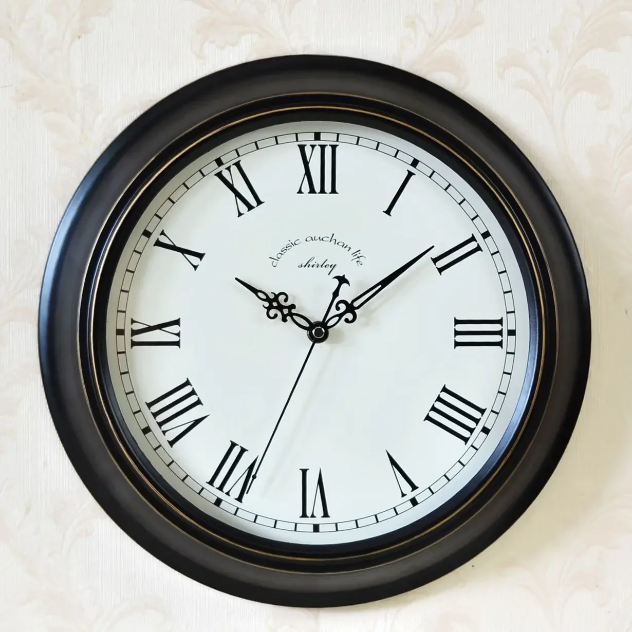 Vintage Large Wall Clock Metal Wall Clock Style 4  