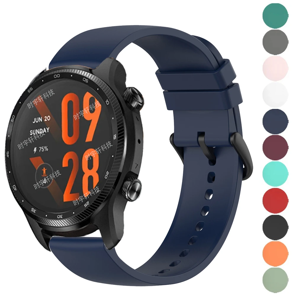 Silicone Smart Watch Band - 22mm Strap Replacement