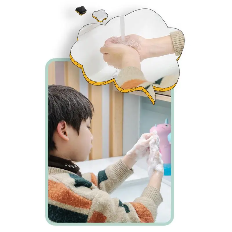 Erogatore Di Sapone Automatico Per Bambini - Dinosauro Rosa - Sensore Touchless, Capacità 400ml, Ricaricabile USB - Per Bagno E Cucina - 2