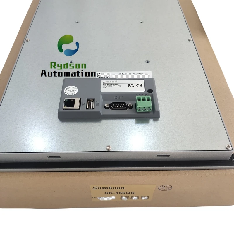 SK-156QS Samkoon 15.6 ġ DC24V ġ ũ HMI ޸ 4G ÷ 256M DDR3 CPU Cortex A7 1.2GMHz COM1:RS232 422 485