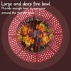 36 Inch Fire Pit with 2 Grills, Wood Burning Fire Pits for Outside with Lid, Poker and Round Waterproof Cover, BBQ& Outdoor Fire 4