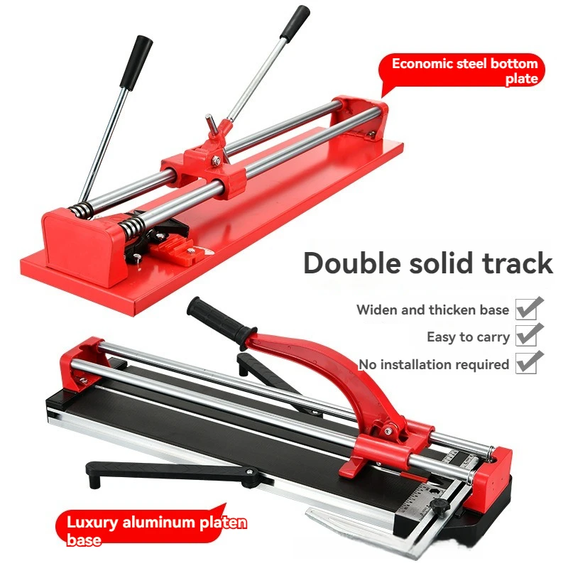 Manual Tile Cutting Machine, Wall Tile Pusher, Aluminum Alloy Double Track Infrared Ceramic Cutting Machines Ceramic B