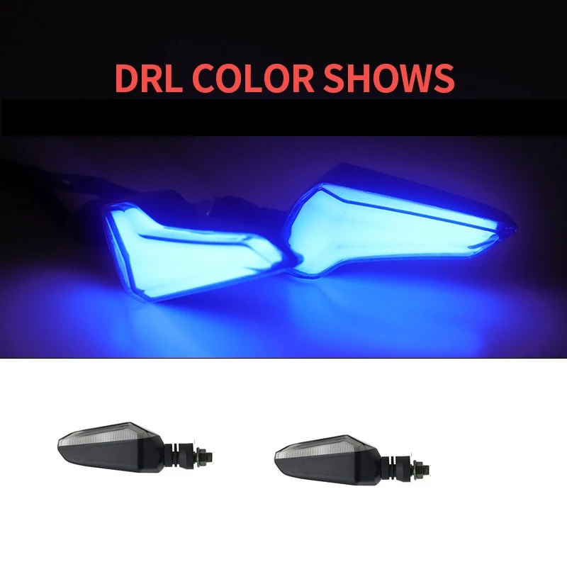 Motorcycle Turn Signal Lights Flowing Flicker Led Blinkers For Kawasaki Z750 Z750R Z750S R S Z800 E Version Er6N Er6F Z800 Z1000