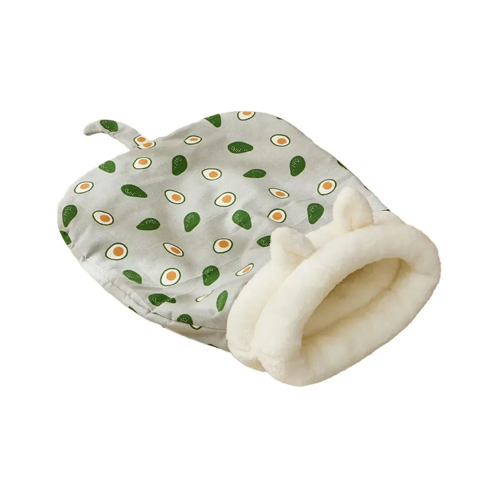 Cat Sleeping Bag Bed For Indoor Cats, Cute Covered Cave Nest Beds