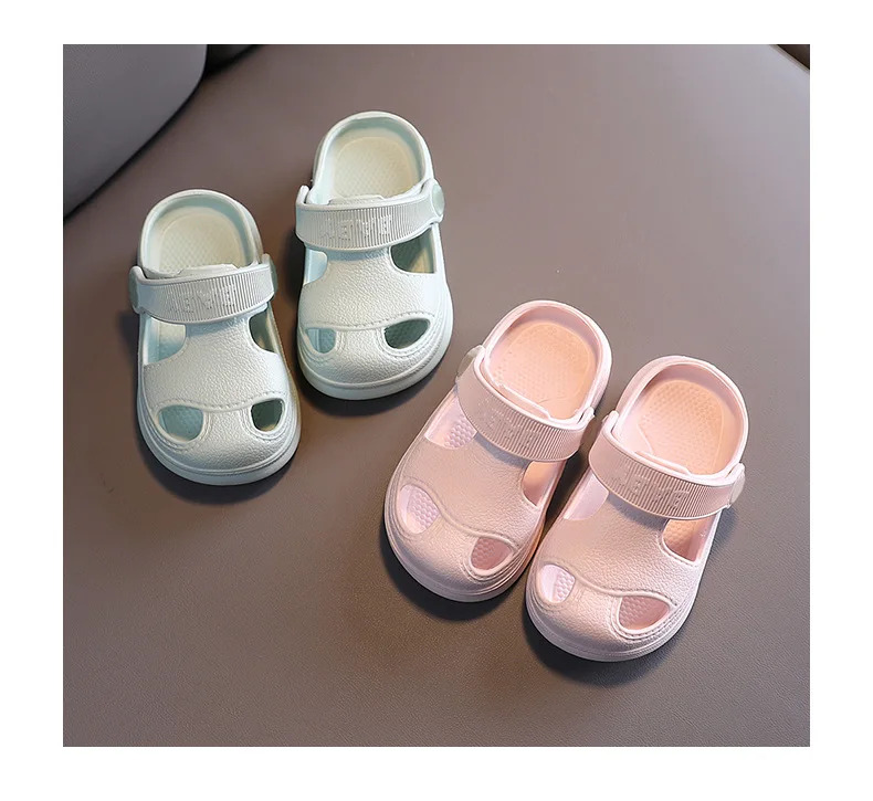 Children's Cave Shoes Summer Boys' and Babies' Anti slip Soft soled Beach Shoes Girls' and Infants' Cartoon Children's Sandals