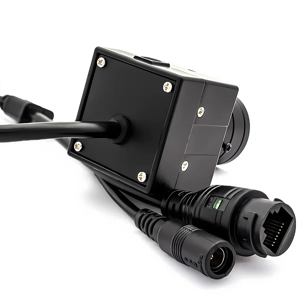 Industrial 10X Zoom POE IP Camera 2/4MP Webcam Metal Box With Varifocal Lens Sup
