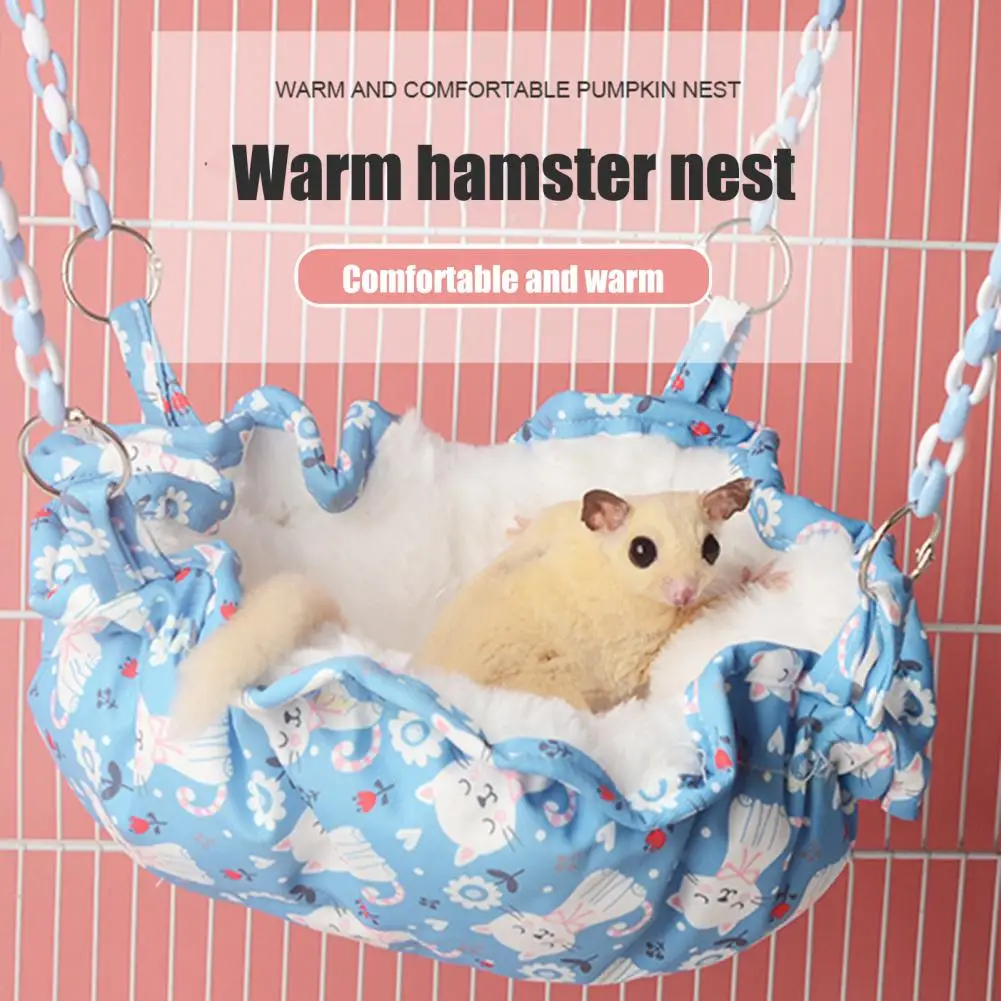 

Hamster Hammock for Small Animal Guinea Pig Sleeping Hammock Autumn And Winter Hamster Hanging Nest Pet hamster accessories