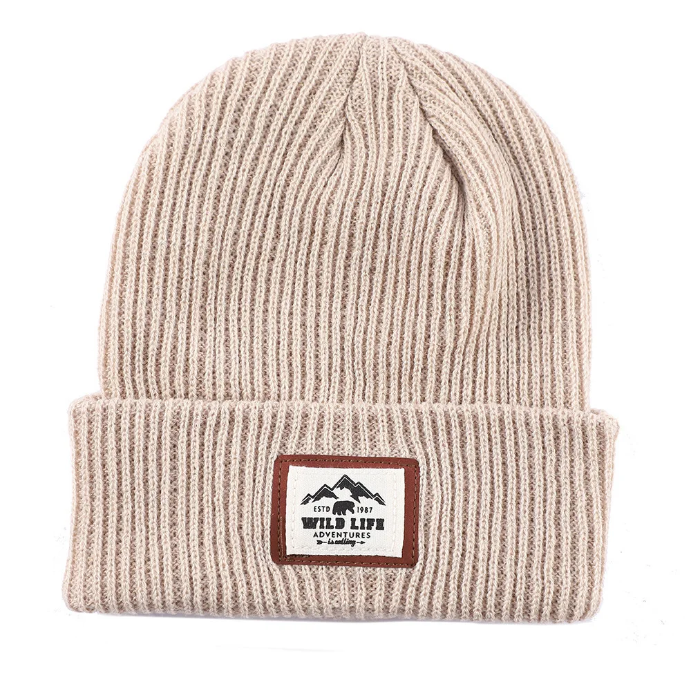 Knitted Beanie for Men Women Winter