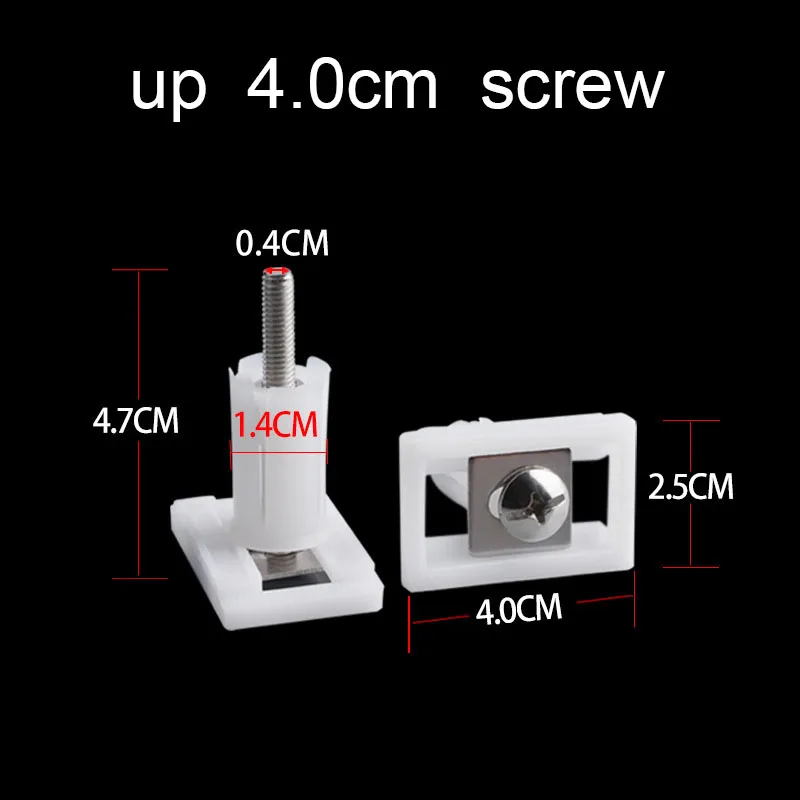 Toilet Seat Hinges Mountings Closestool Bolt Anchoring Screw Universal Toilet Replacement Accessories Bathroom Fixture Fittings