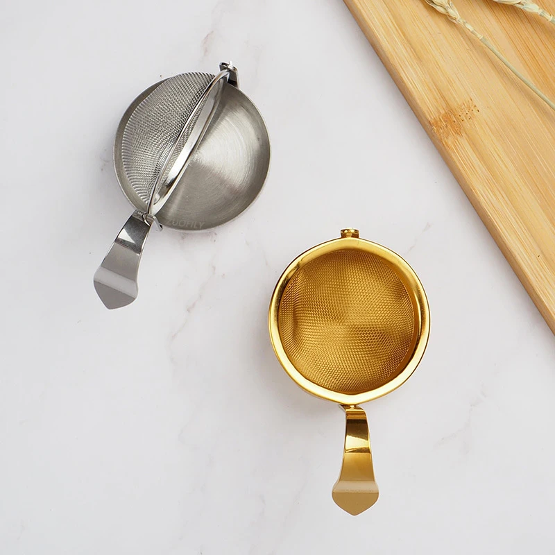 Rotating Tea Strainer Stainless Steel Fine Mesh Tea Filter Sieve 360 Rotatable Infuser Kitchen Tool tea infuser tea strainer tea filter