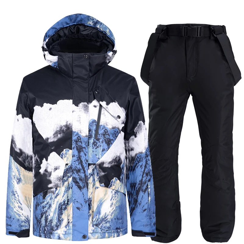 Ski Wear Men and Women Snow Wear Suit Sets, Snowboarding Suit, Perfect Moment Ski Clothes, Ski Jacket and Pant, Snowboarding Suit, Unsex
