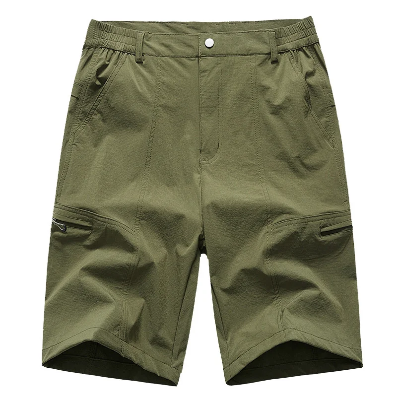 

Шорты мужские до колен, быстросохнущие уличные штаны с несколькими карманами, Свободные повседневные рабочие штаны, спортивные брюки для скалолазания, лето
