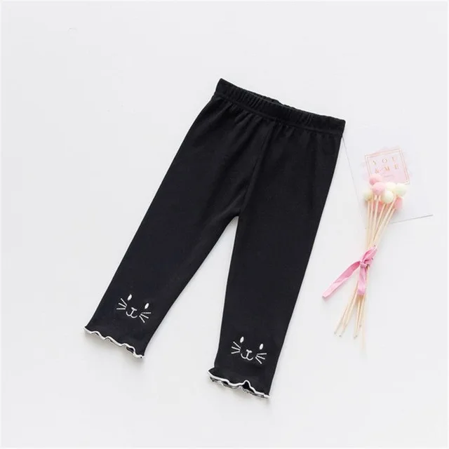 Girls Leggings Cartoon Pants for Kids Children's Bottom Skinny Trousers