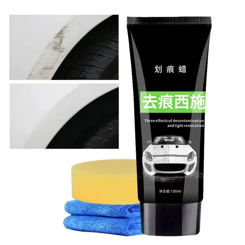 Auto Wax Polish Scratch Remover Scratch And Swirl Remover Composto Polish Composto Da 120Ml Per Auto Ripristina La Lucentezza Al Opaco