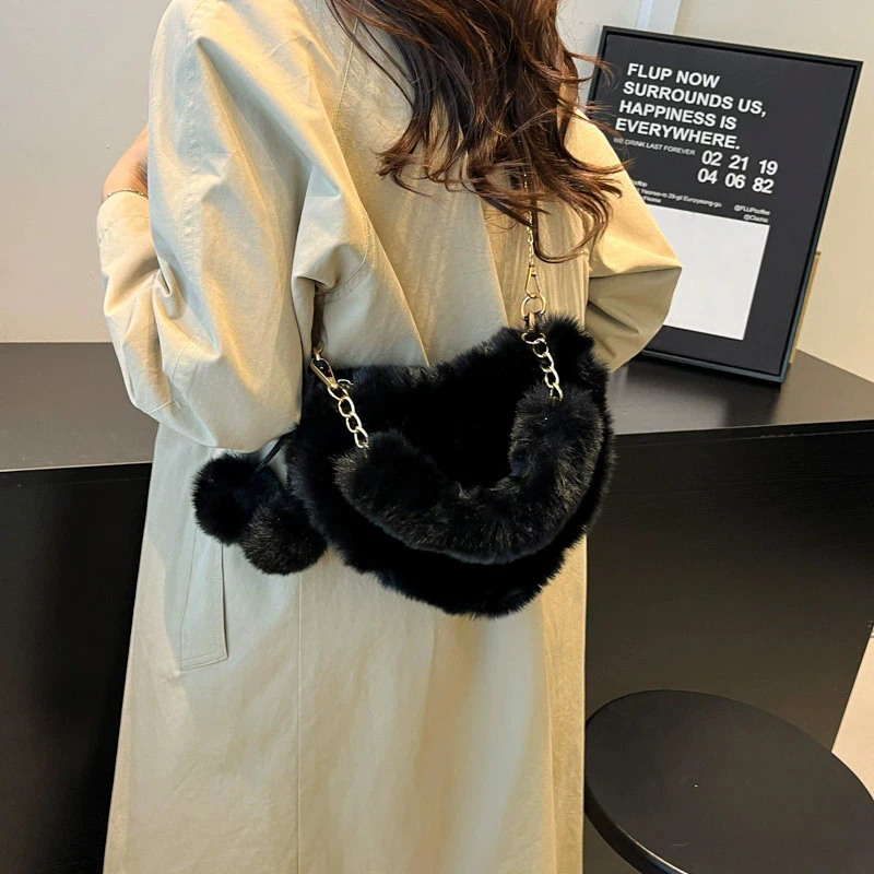 Fashionable Luxury Brand Women's Shoulder Bag Elegant Classic Paris Chic Embellishment Trendy Vintage Bag​