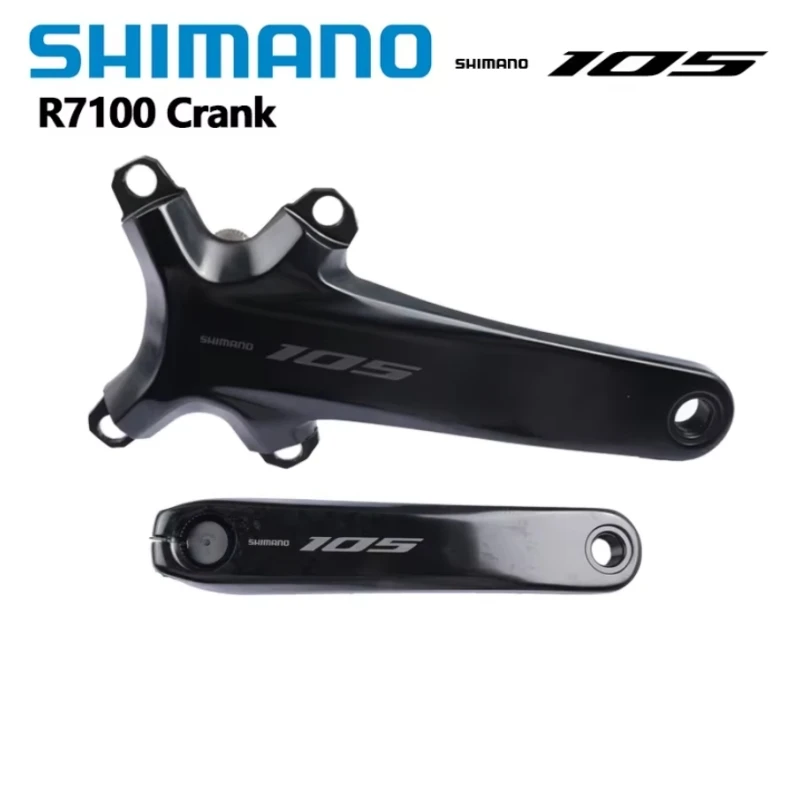 [新品]シマノ 105 R7100 クランクセット 12速 160/165mm シマノ 105 FC-R7100 ホローテック2 クランクセット 2x12