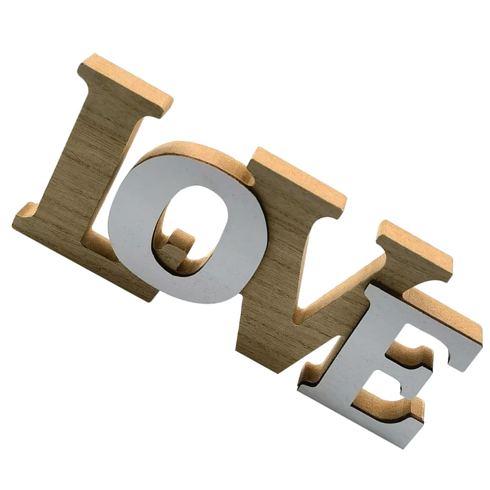 

Wooden Letter Decoration Wedding Party Centerpiece Valentine's Day Decor