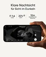 (Stock UE) Caméra de sécurité intérieure Eufy S350, double caméra, résolution 4K UHD, caméra de surveillance avec zoom 8 × et 360 °   PTZ 4