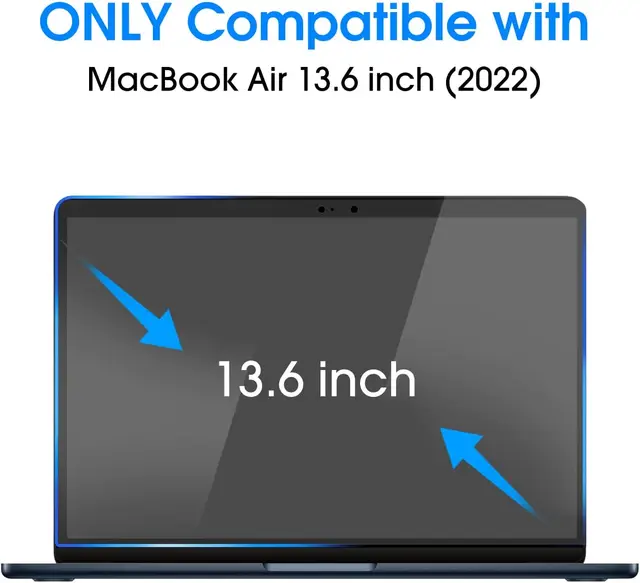 WiWU Magnetic Privacy Screen Protector Film for MacBook Air M2 Chip 13.6  inch 2022 Model A2681 Anti-peeping Laptop Screen - AliExpress