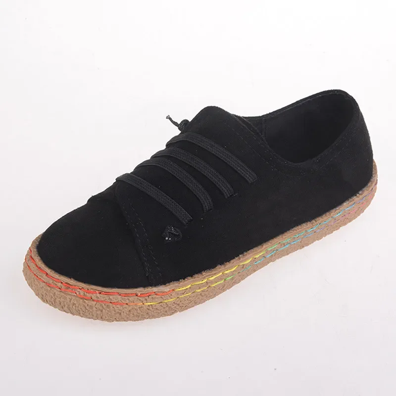 Spring Autumn Women's Lazy Retro Flat Shoes