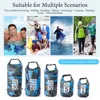 2/5/10/20/30L Outdoor Camouflage Waterproof Dry Bags Portable Rafting Diving Dry Bag Sack PVC Swimming Bags for River Trekking 5