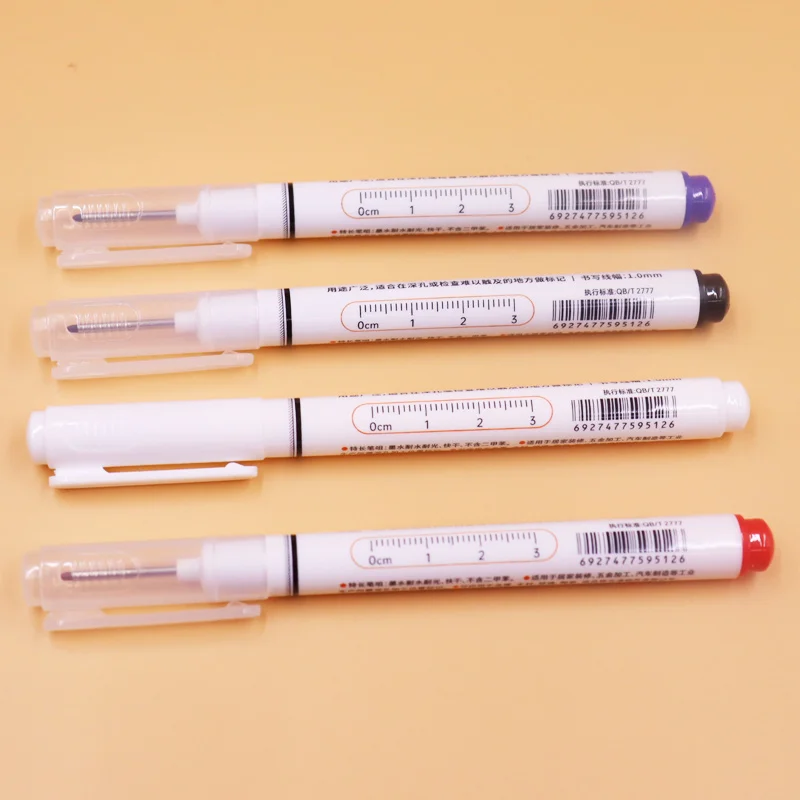 Permanent Marker Pen White Marker Pens Marker Pens Permanent Marker Permanent Markers Paint Marker Pen Markers Pen Long Nib Markers Whiteboard Markers 5pcs/Set White 20mm Long Head Marker Pens Alcohol Woodworking Decoration Deep Hole Pen For Writing For Deep Hole Ceramic Tile