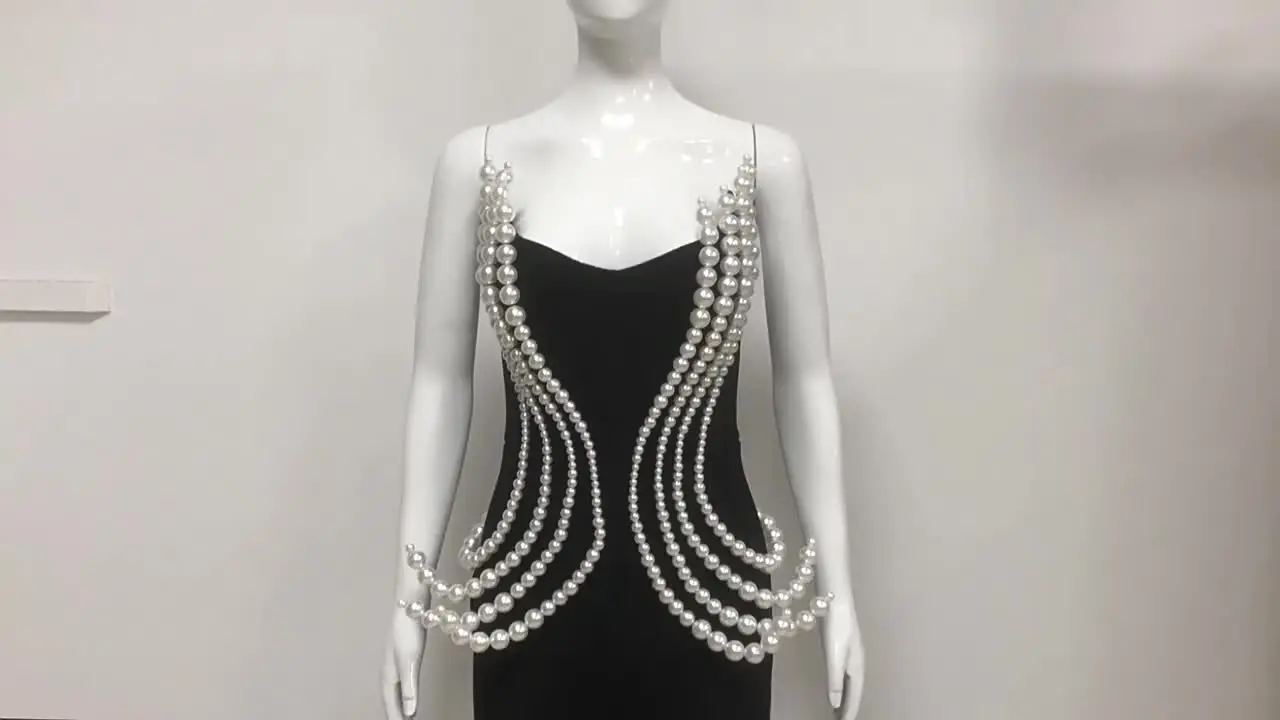 Черное бандажное женское платье для выпускного вечера сексуальное без рукавов с