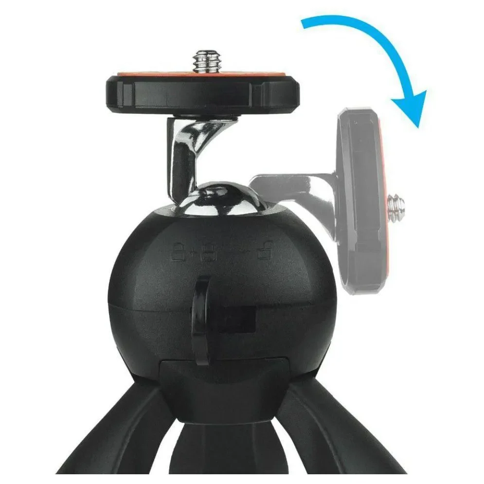 Phone Holder Clip Desktop Tripod 2 in 1 Mini Handheld Tripod Selfie Holder