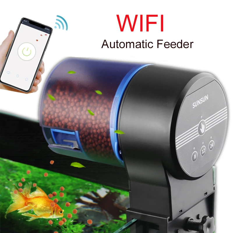 Alimentation Automatique De Poisson De Contrôle De WiFi pour Le  Distributeur Automatique De Nourriture De Poisson De Minuterie  d'alimentation