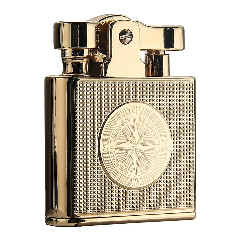 Luxury Kerosene cigarette lighter,kerosene lighter Retro Unusual Lighter for Men Honest Metal Lighters