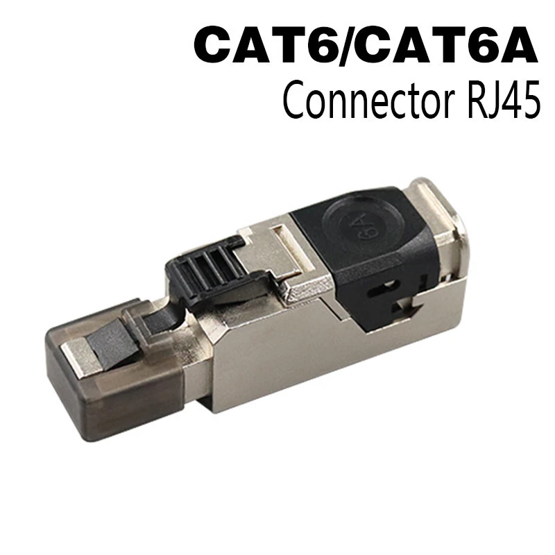 موصلات RJ45 Cat8 Cat7 Cat6A أداة معدنية مجانية سهل...