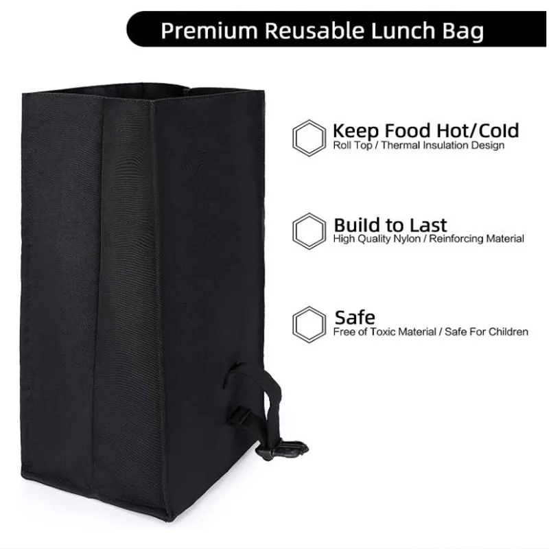 8L 12 Cans Collapsible Cooler Lunch Bag With Strap Sac Bag For Beer Big Insulated Meal Container Picnic for Men & Women