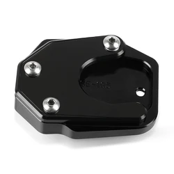 Motorcycle Kickstand Pad Support Shell Foot Side Stand Pad (Black)