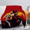 Games Red Dead Redemption 2 Printed Blanket Picnic Blankets Warm Blanket Soft and Comfortable Blanket Home Travel Birthday Gift 1