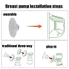 Breast Pump Accessories Flange Funnel Inserts 13/15/17/19/21/24mm Caliber Size Adaptor Converter Small Nipple Horn Adapter 3