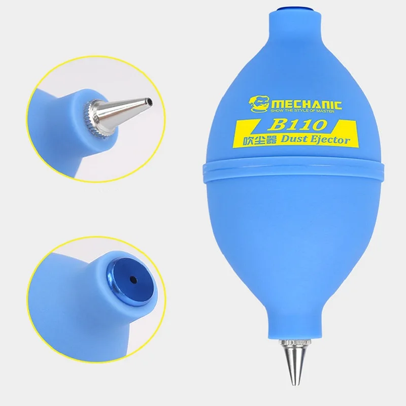 MECHANIC A120 B110 먼지 이젝터 실리콘 에어 블로우 볼 먼지 송풍기 수리 도구 전화 키보드 카메라 렌즈 PCB 보드 청소