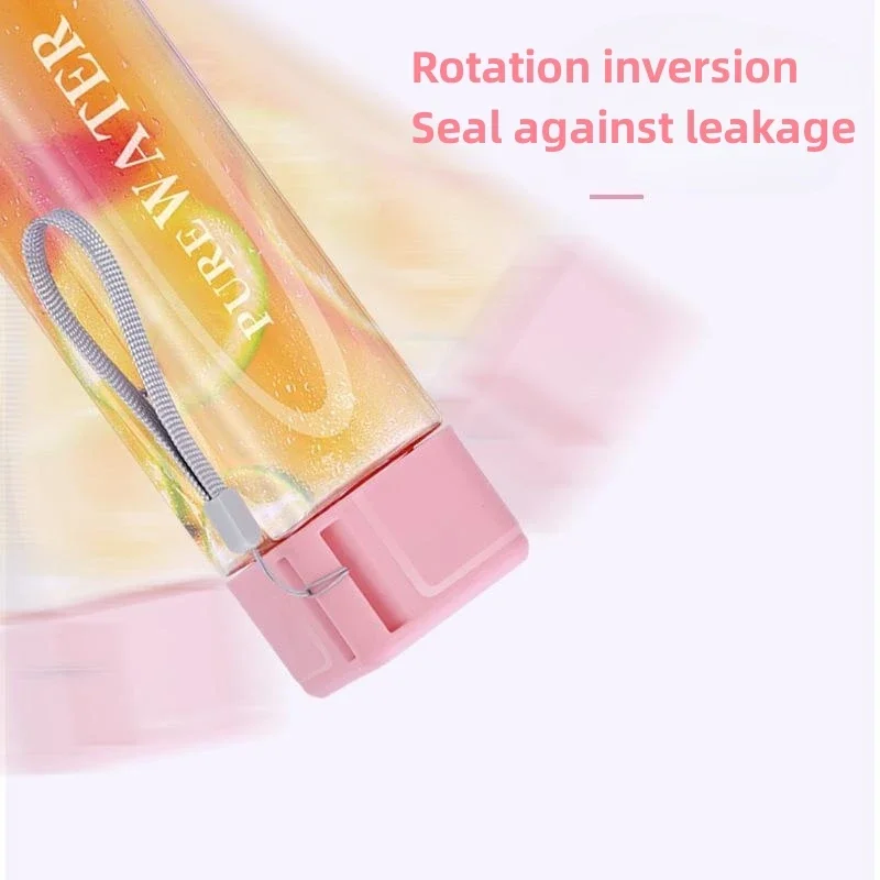 Portable Plastic Water Bottle Leak Proof Sport Cup