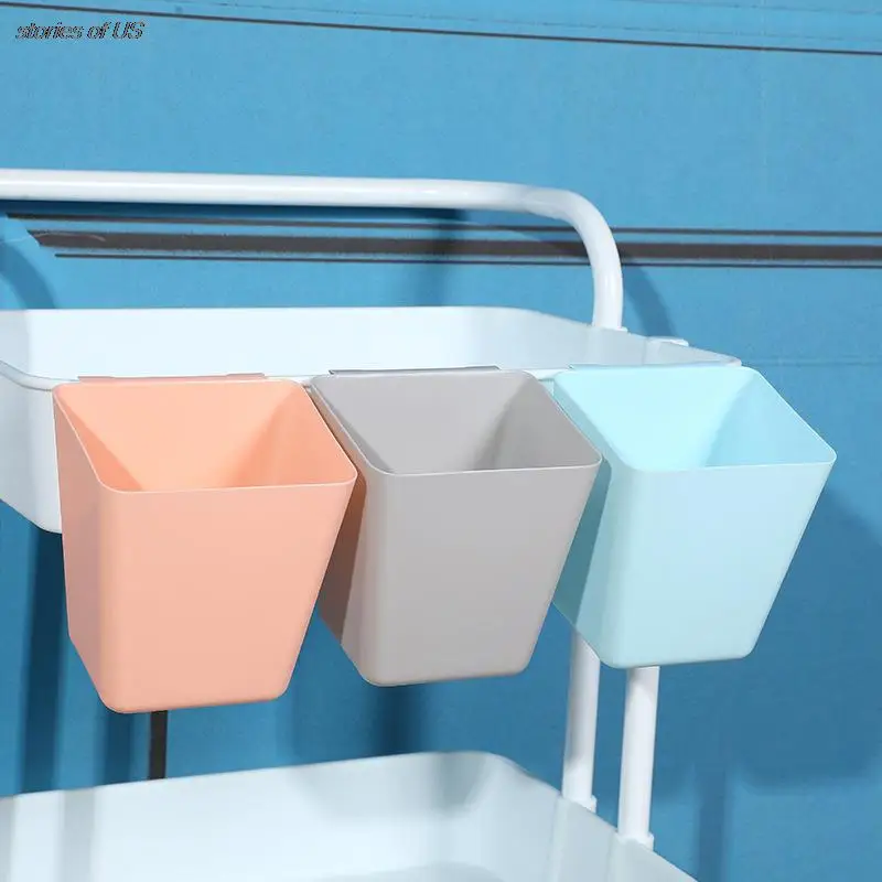 Hot Household Hanging Storage Bucket Bathroom Storage Box Hanging Portable Storage Container Kitchen Mini Hanging Storage Basket