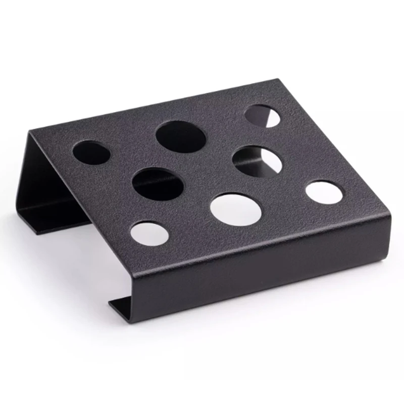 1pcs Tattoo Ink Cup Holder Stand 8 Holes Tattoo Tool Pigment Black Container Permanent Makeup Accessories for Body Art Supplies 24grid folding watercolor palette watercolor paint tray box renovate cover pigment box painting tool artistic drawing supplies