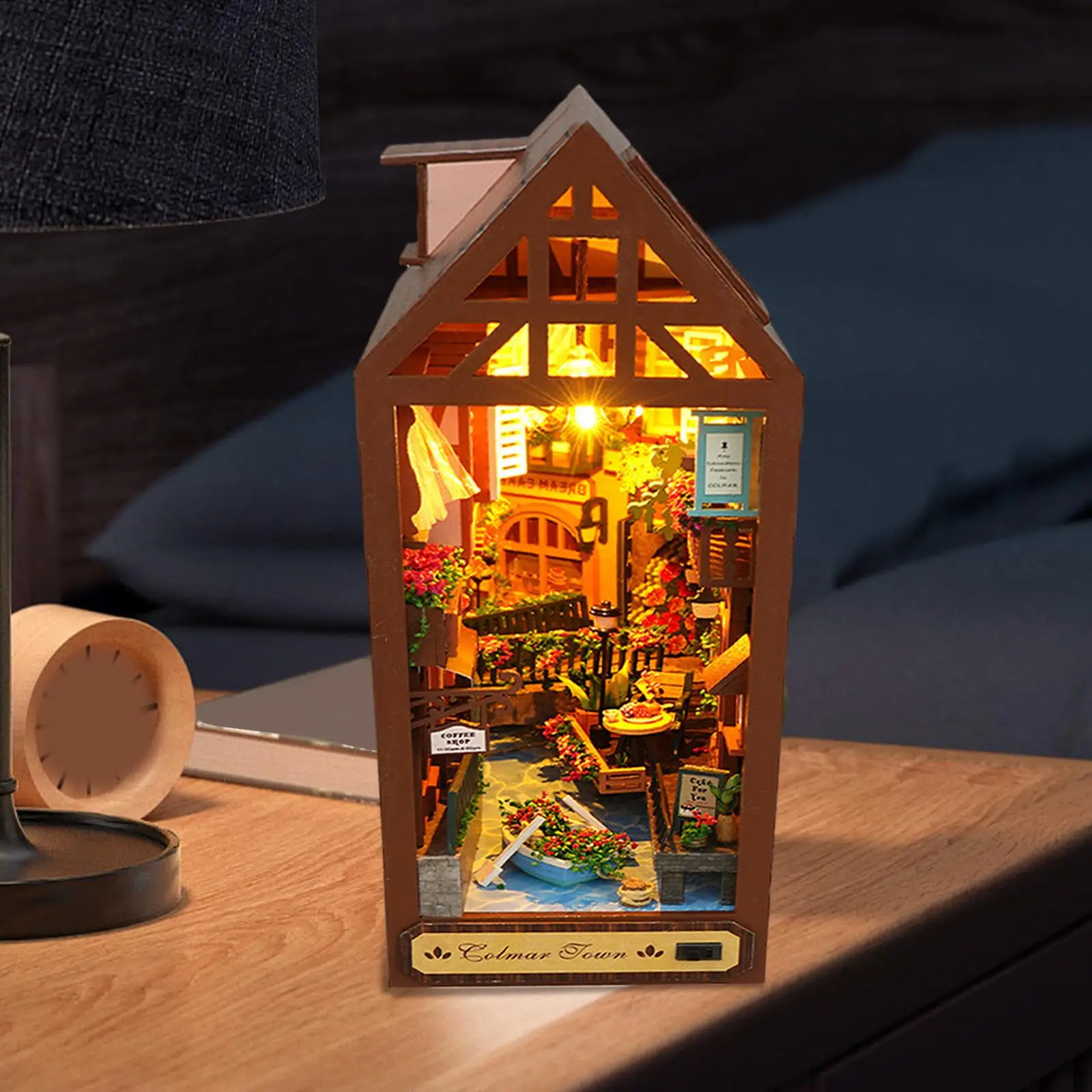 

DIY Booknook s Display Creativity Miniature House for Teens Adults Gift