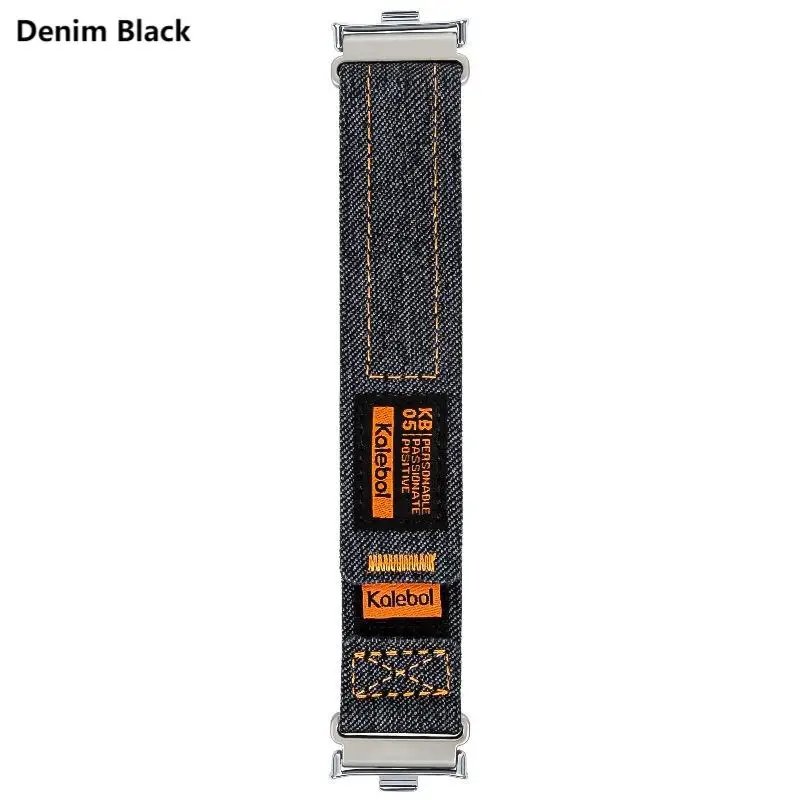 Denim Velcro Nylon Adjustable Strap Bracelet