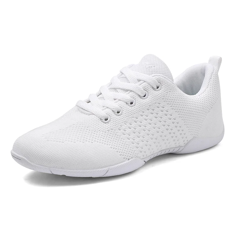 cheerleading shoes women White Women Cheerleading Dance Shoes Children Gymnastics Sneakers Girls Boys Training sports shoes