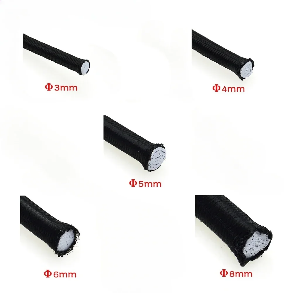 Elastics Rope Elastic Rubber Bands Sewing Tape Material Accessories DIY Apparel Supplies Arts Crafts Tent Home Belt Bra Hair Tie